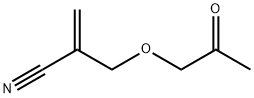 2-Propenenitrile, 2-[(2-oxopropoxy)methyl]- (9CI) Struktur