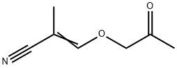 2-Propenenitrile, 2-methyl-3-(2-oxopropoxy)- (9CI) Struktur