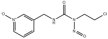 1-(2-chloroethyl)-1-nitroso-3-(3-pyridylmethyl-1-oxy)urea Structure