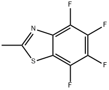 Benzothiazole, 4,5,6,7-tetrafluoro-2-methyl- (9CI) Struktur