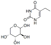 5-Ethyluracil arabinoside Struktur