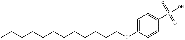 4-ドデシルオキシベンゼンスルホン酸 化学構造式