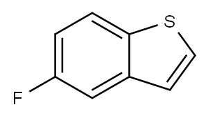 5-氟苯并噻酚, 70060-12-7, 结构式