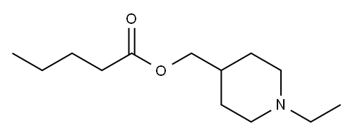 Pentanoic acid, (1-ethyl-4-piperidinyl)methyl ester (9CI)|