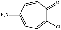2,4,6-Cycloheptatrien-1-one,  5-amino-2-chloro- 结构式