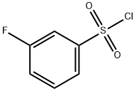 3-フルオロベンゼンスルホニルクロリド 化学構造式