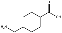 4-(アミノメチル)シクロヘキサンカルボン酸 (cis-, trans-混合物) 化学構造式