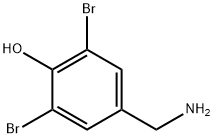 3,5-DIBROMO-4-HYDROXYBENZYLAMINE, 701-68-8, 结构式