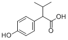 2-(4-羟基苯基)-3-甲基丁酸, 70124-98-0, 结构式