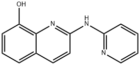2-(2-ピリジニルアミノ)-8-キノリノール 化学構造式