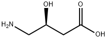 (S)-3-ヒドロキシ-4-アミノ酪酸 化学構造式