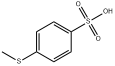 4-(甲基硫基)苯磺酸 结构式