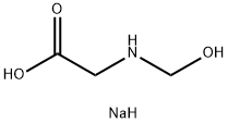 N-羟甲基甘氨酸钠, 70161-44-3, 结构式