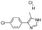 1H-IMidazole, 4-(4-chlorophenyl)-5-Methyl-, Monohydrochloride Structure