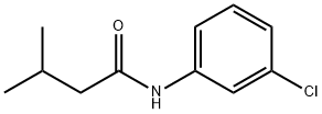 ButanaMide, N-(3-chlorophenyl)-3-Methyl- Structure