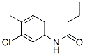 N-(3-chloro-4-methylphenyl)butanamide Structure