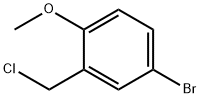 4-溴-2-氯甲基-1-甲氧基苯 结构式