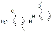 4-[(2-methoxyphenyl)azo]-5-methyl-o-anisidine Structure