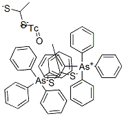 tetraphenylarsonium oxotechnetiumbis(ethanedithiolate) Structure