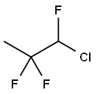 1-Chloro-1,2,2-trifluoropropane Struktur