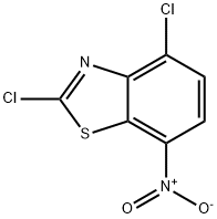 2,4-DICHLORO-7-NITROBENZOTHIAZOLE Struktur