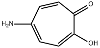 2-Hydroxy-5-amino-2,4,6-cycloheptatriene-1-one 结构式