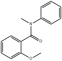 2-甲氧基-N-甲基-N-苯基苯甲酰胺 结构式