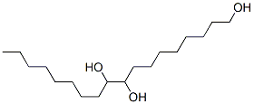 octadecane-1,9,10-triol Structure
