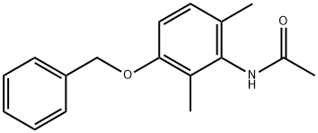 N-[2,6-DiMethyl-3-(phenylMethoxy)phenyl]-acetaMide, 70261-51-7, 结构式