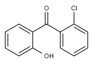 (2-CHLOROPHENYL)(2-HYDROXYPHENYL)METHANONE Structure