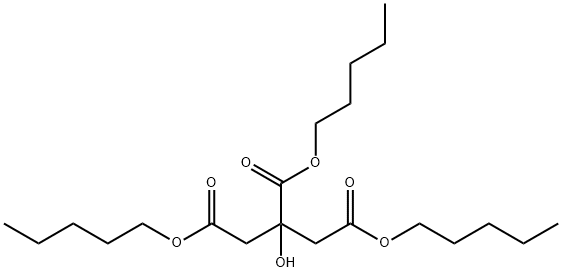 柠檬酸三正戊酯 结构式