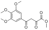 2,4-DIOXO-4-(3,4,5-TRIMETHOXY-PHENYL)-BUTYRIC ACID METHYL ESTER Structure