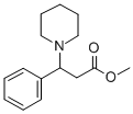 METHYL 3-PHENYL-3-(PIPERIDIN-1-YL)PROPANOATE 结构式