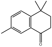 4,4,7-三甲基-3,4-二氢萘-1(2H)-酮 结构式