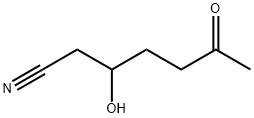 Heptanenitrile, 3-hydroxy-6-oxo- (9CI) Structure