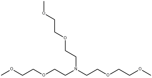 Tris(2-(2-methoxyethoxy)ethyl)amine Struktur