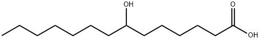 7-Hydroxymyristic acid Structure