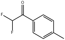 2,2-二氟-1-(对甲苯基)乙烷-1-酮 结构式
