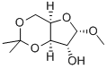 METHYL-3,5-O-ISOPROPYLIDENE-ALPHA-D-XYLOFURANOSIDE 结构式