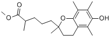 5-(6-HYDROXY-2,5,7,8-TETRAMETHYL-CHROMAN-2-YL)-2-METHYL-PENTANOIC ACID METHYL ESTER 结构式