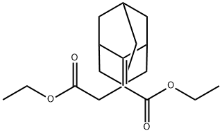 2-アダマンチリデンコハク酸ジエチル 化学構造式