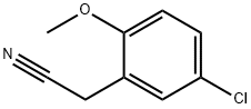 5-氯-2-甲氧基苯乙腈 结构式