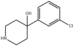 4-(3-CHLORO-PHENYL)-PIPERIDIN-4-OL Struktur