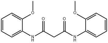 N,N''-BIS-(2-METHOXY-PHENYL)-MALONAMIDE Structure