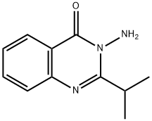 3-AMINO-2-ISOPROPYL-4(3 H)-QUINAZOLINONE Struktur