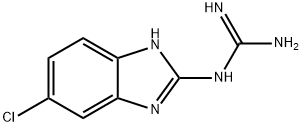 N-(5-CHLORO-1H-BENZIMIDAZOL-2-YL)GUANIDINE Struktur