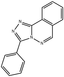 3-フェニル-s-トリアゾロ[3,4-a]フタラジン 化学構造式