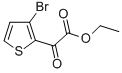 3-ブロモチオフェン-2-グリオキシル酸エチル 化学構造式