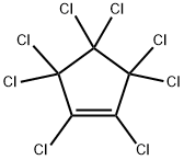 オクタクロロシクロペンテン 化学構造式