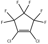 1,2-DICHLOROHEXAFLUOROCYCLOPENTENE Struktur